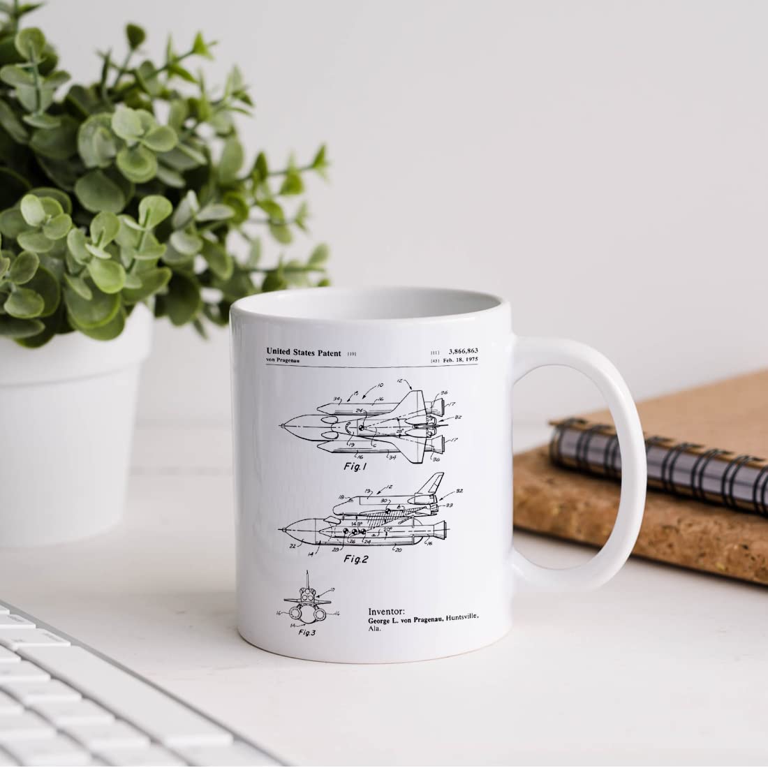 4 coffee break mates 10 oz mugs 10oz Coffee Mug Set, KF4041 main image 1