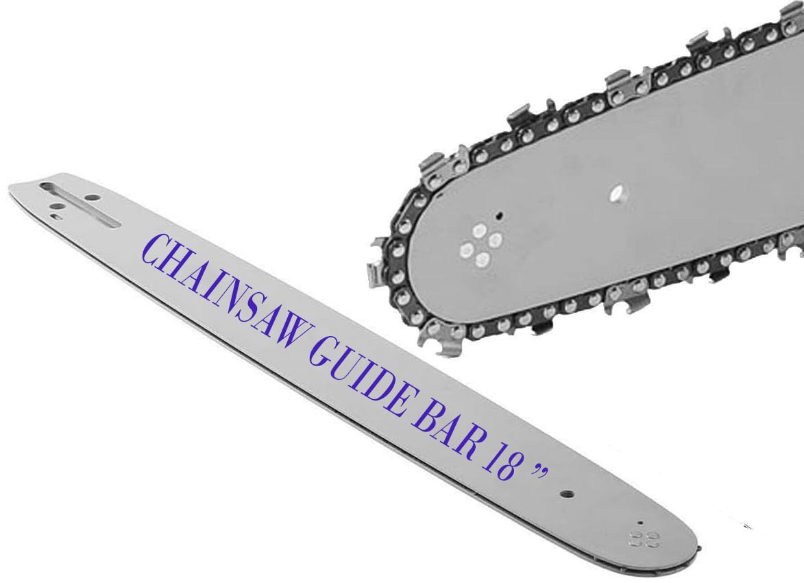 MLD GuideBar Chainsaw 18 Inch Rail| 18'' Chainsaw Guide Bar Tool kit GB1808 (Size-18 Inches, Metal,1 Pcs)-image-20