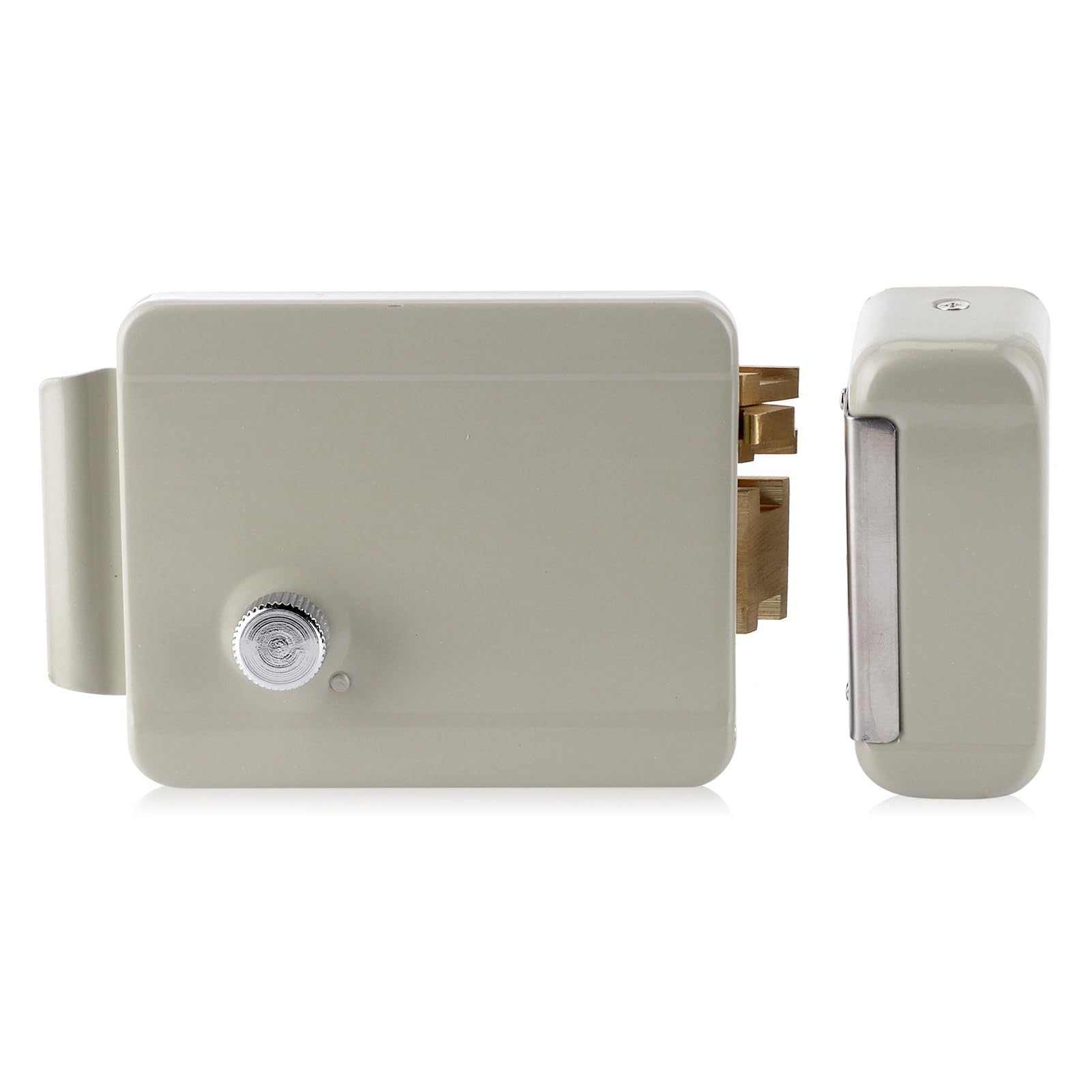 Naroote Serrure de Porte électrique, Gâche électromagnétique de Haute sécurité pour Contrôle D'accès Communautaire, Matériau en Fer 9-12V, 1 unité