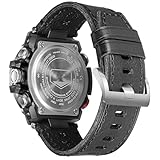 イタリア製レザー時計バンド for Casio GST-210 / GST-300 / GST-400 / GST-410 / GST-210B / GST-S100D / GST-S210B カシオgショックバンド