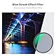 K&F Concept Nano-K Serie Blue Streak Anamorpher Effekt Filter 82mm Blaue Streifenfilter Anamorphic Light Flare Effect Filter