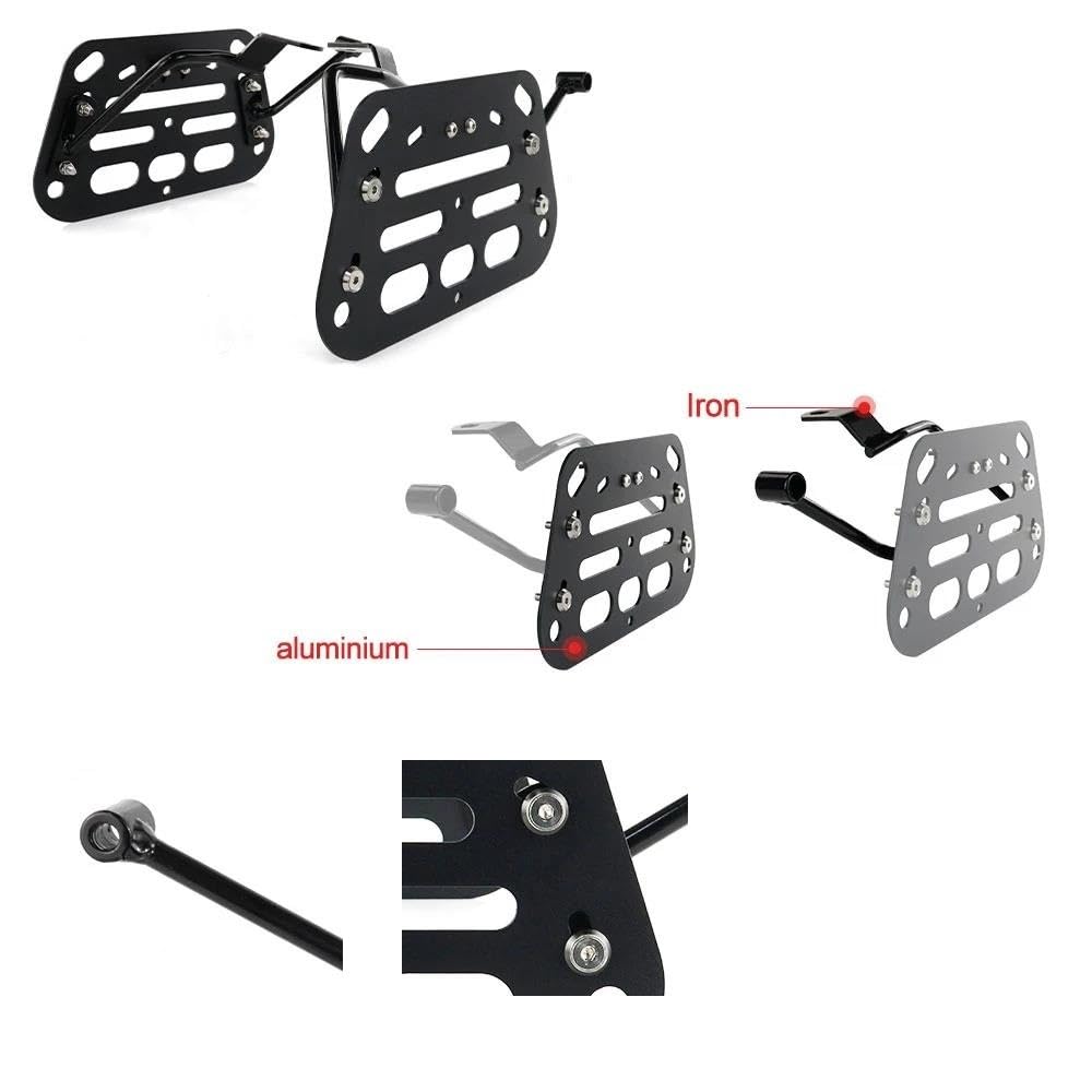 Portaequipajes Cajas Moto para Triumph Speed ​​Twin 1200 2019-2025 Soporte De Alforja Motocicleta Bastidores Lateral