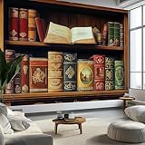 Matériau durable : la peinture murale 3D réaliste est faite de tissu non tissé épais, durable et inodore, a une longue durée de vie, protège et décore votre mur. Coupe de précision et assemblage sans couture, économisant du temps et des efforts lors de l'installation