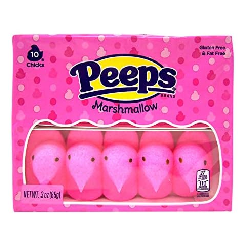 Peeps Pink Marshmallow Chicks, 3 oz, 10 ct Cover