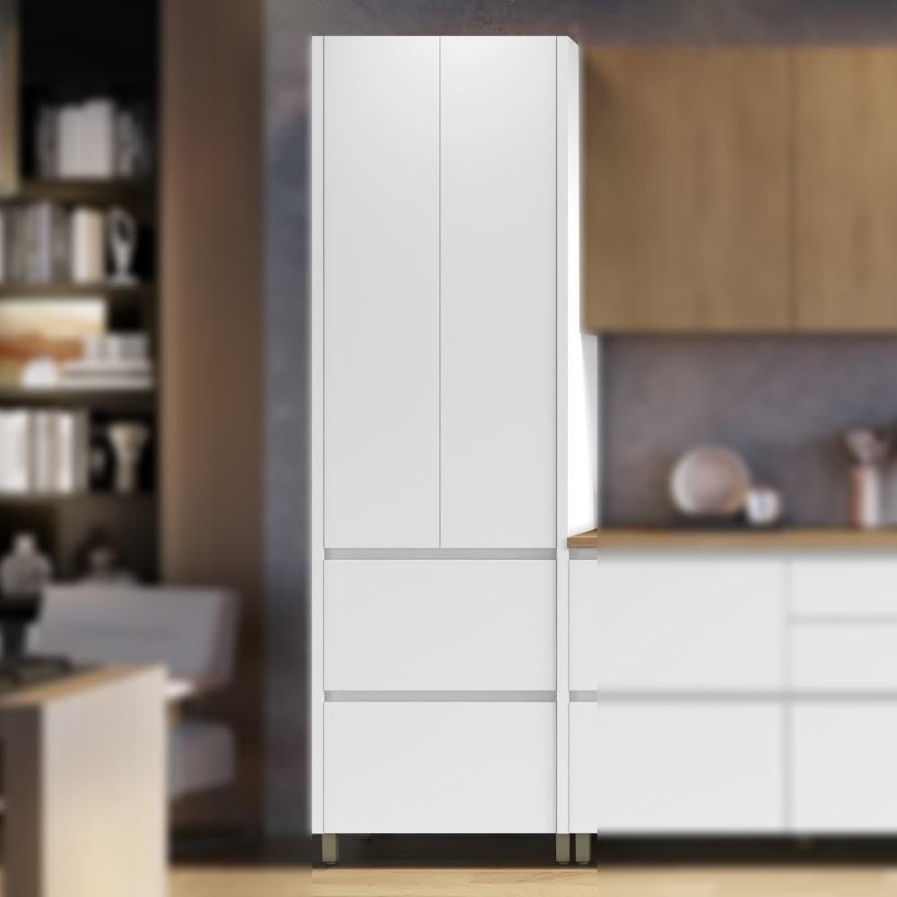 Paneleiro 2 Portas 2 Gavetas Nesher Rainha 70cm 100 Mdf : Amazon