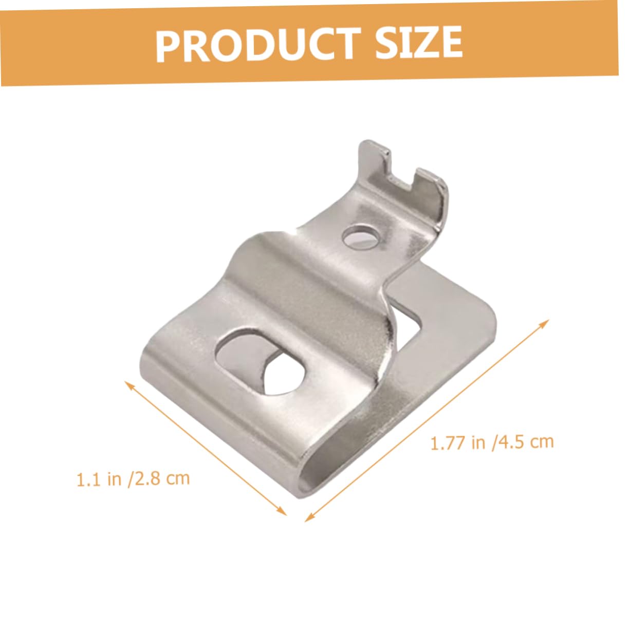 Operitacx 4 Set Clip Da Cintura Per Chiavi Gancio Da Cintura Per Trapano Avvitatore Porta Chiave Per La Cintura Sostituzione Della Clip Da Cintura Silver 4 Pezzi*4