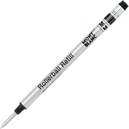Genuine Montblanc Rollerball Refill Black Medium 12956