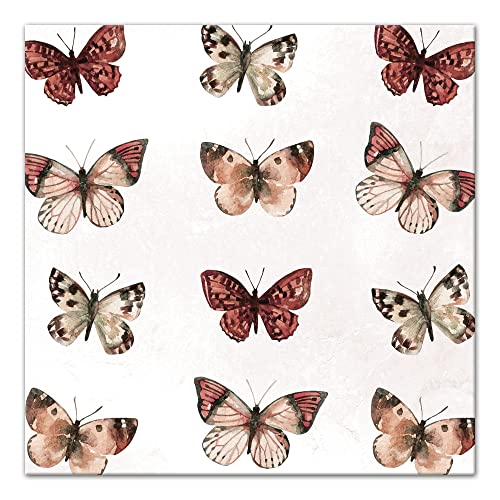 Creative Products Watercolor Butterfly Layout 20 x 20 Canvas Wall Art
