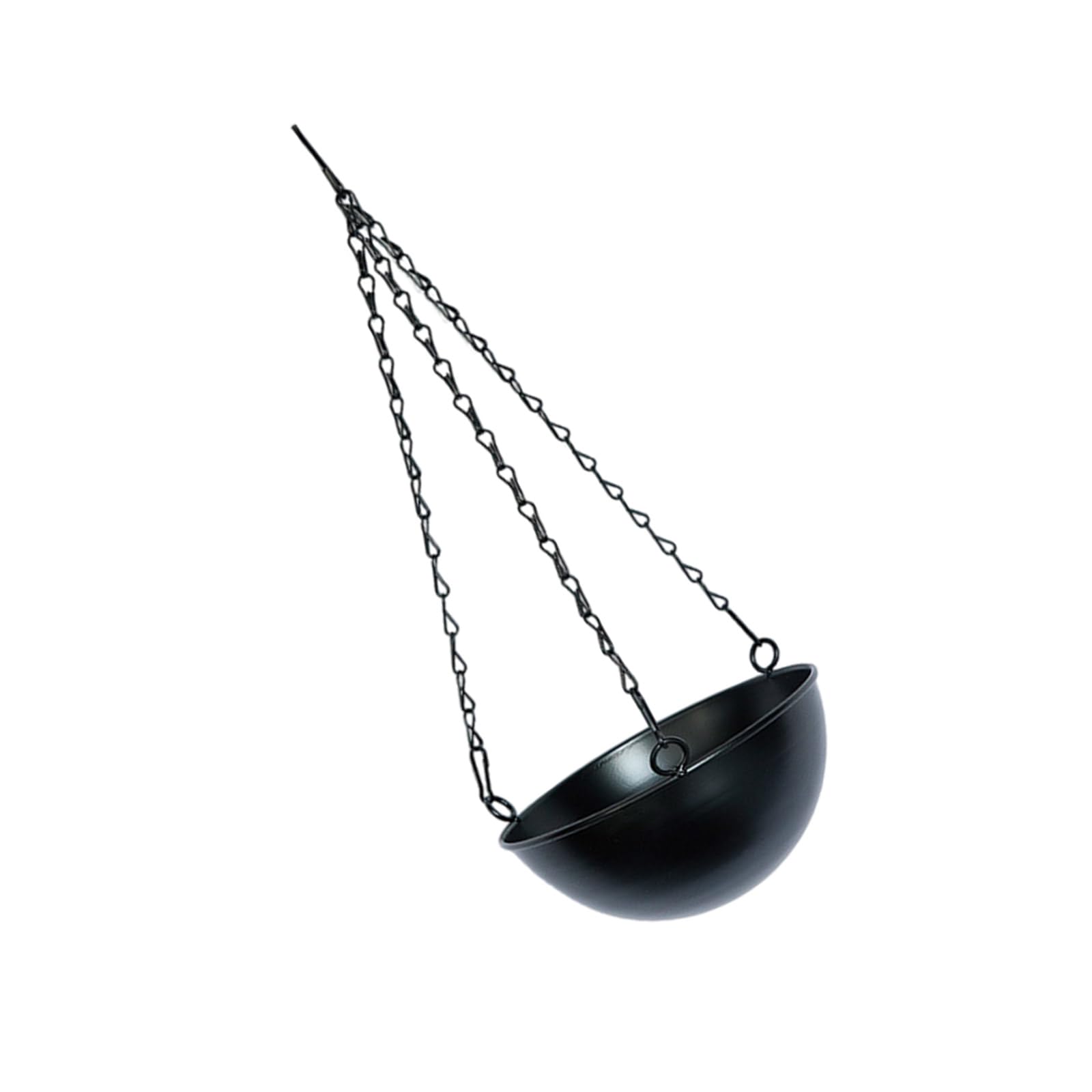 Limtula Decorative Iron Hanging Flower Pots Containers Hanging Planter Suitable for Indoor and Outdoor Use Chain Planter