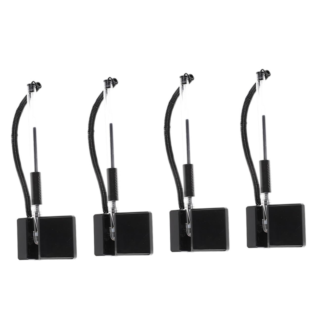 SHINEOFI 8piezas Bolígrafos De Seguridad Para Recepción Soporte Bolígrafo Anti-robo De Tinta Gel Para Banco y Oficinas