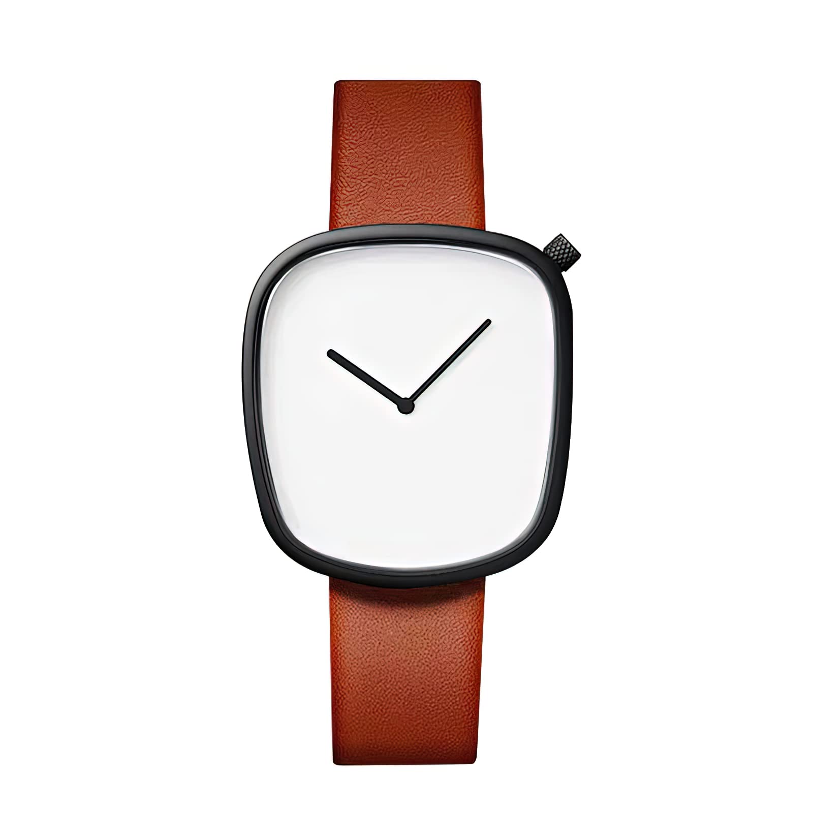 TOMIFashion Business Mens Quartz Wrist Watches Waterproof Square Stainless Watch Gifts for Him Students Women Husband Boyfriend
