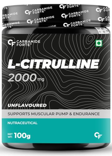 Image of Carbamide Forte L Glutamine Powder 5000mg - Unflavoured - 30 SERVINGS - 150g & L Citrulline Powder 2000mg - Unflavoured - 50 SERVINGS - 100g