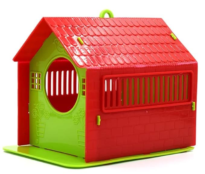 Foldable Plastic Bird House for Balcony & Garden – Portable Hanging Bird Nest Shelter for Sparrows, Parrots, and Small Birds-image-22