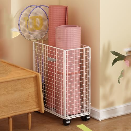 Rangement tapis yoga roulettes pour libérer l'espace au sol - 7