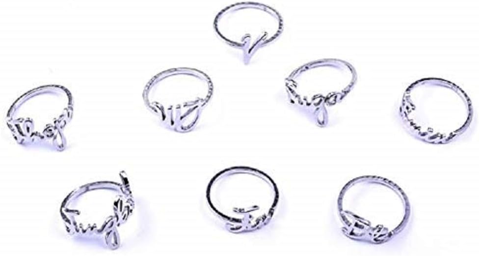 Kpop BTS GOT7 MONSTAX Stainless Steel Finger Rings (BTS A Type)
