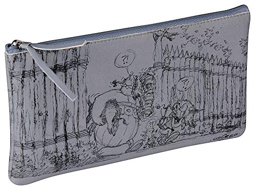 Trousse Scolaire Clairefontaine Astérix 11x22 Cm - Polyuréthane Imperméable, Motif Retour De Chasse