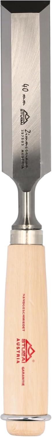 Stubai 357501 Carpenter's Wood Chisel, Silver/Beige, 30 mm