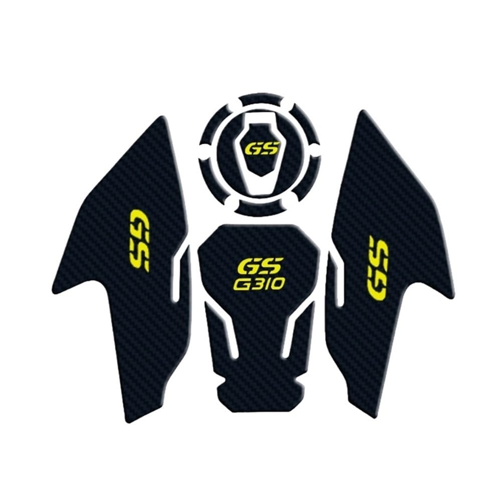Fuel Tank Protector for G310Gs Motorbike Sticker Tank Pad Protector Carbon Fiber Decals Motorcycle