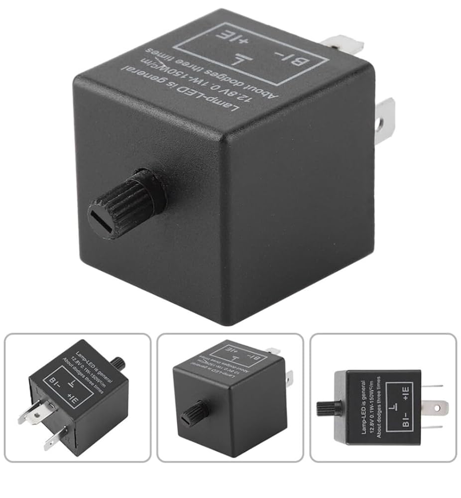 Amazon.co.jp: YFFSFDC フラッシャーリレー 12V 3ピン