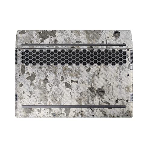 Image of MightySkins Carbon Fiber Skin Compatible with Alienware M17 R5 (2022) Full Wrap Kit - Blasted Concrete | Protective, Durable Textured Carbon Fiber Finish | Easy to Apply | Made in The USA