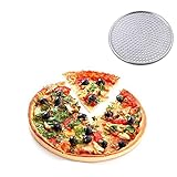 YANCAI Pizza Pan - 8/9/10/12 Inch in Diameter, Sturdy Rust Free, Pure Aluminum, Pizza Crisper Pan...