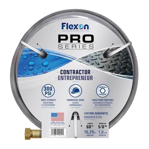 Flexon 5/8" x 60ft Contractor Grade Garden Hose Cover