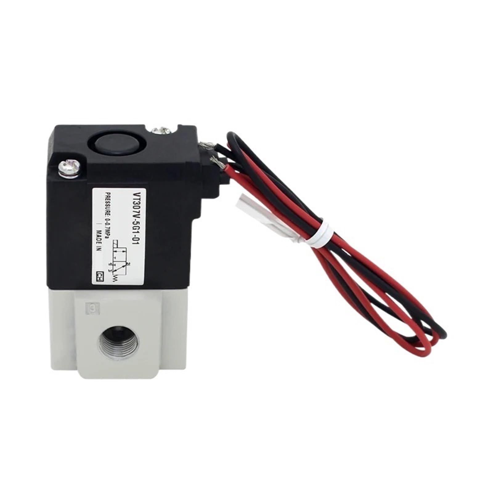 Électrovanne 3 voies VT307-5G1-01 directe compatible vide pneumatique G1/8