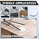 4 Stück Kabeldurchführung Schreibtisch, Weiße Kunststoff Kabelabdeckung Wire Hole 60mm Table Cable Cord Management Tischdurchführung Organizer Round für Schreibtischplatte und Arbeitsplätze