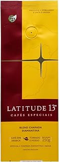 Café blend chapada diamantina torrado moído latitude 13 250g pacote d
