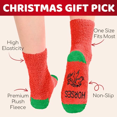 Image of HAPPYPOP Christmas Socks for Men Women - Christmas Gifts Stocking Stuffers for Teens Animals