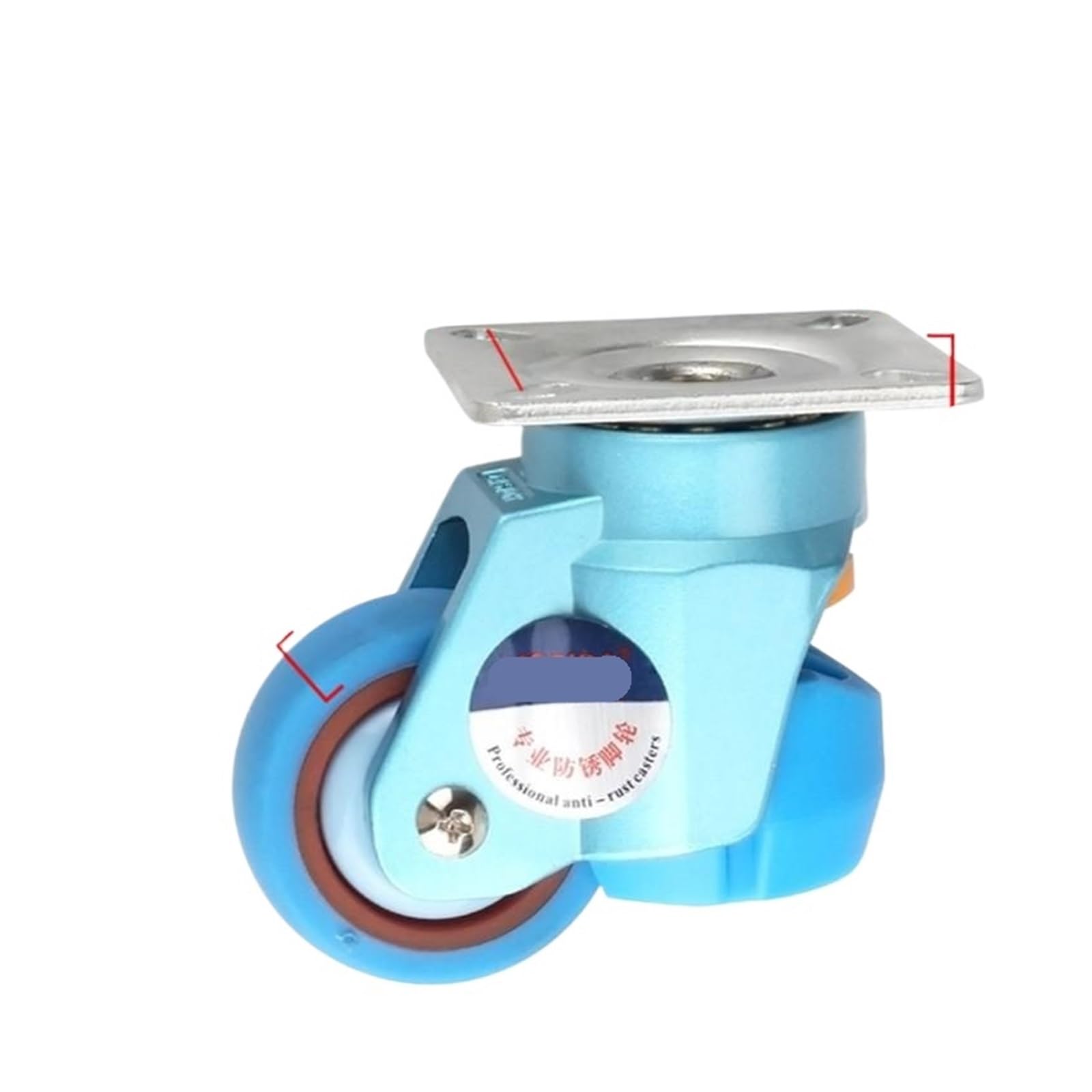 Roulette réglable T50 anti-vibration horizontale machine et meuble
