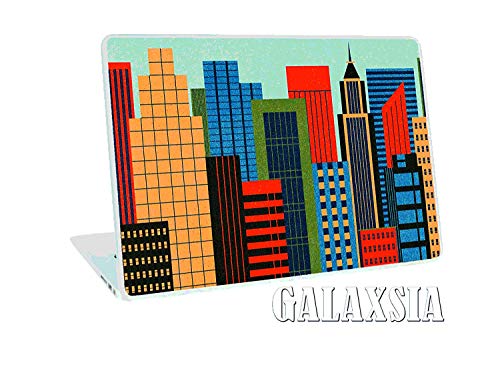 Image of GalaxsiaTM The City Vinyl Laptop Skin /Sticker /Cover /Decal Compatible for Any 14 inch Inches Laptop (Hp /Dell /Sony /Acer /Lenovo /Asus. Etc) Or Notebook.