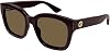 Lentes de sol Gucci GG1338S borgoña/marrón 54/19/140 para mujer 1