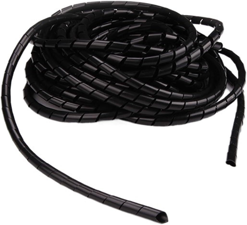 Guaina per cavi espandibile, Guaina for cavi a spirale, 1 pezzo di protezione nero e bianco 4-25 mm(White,30mm ID 1.5 Meters)