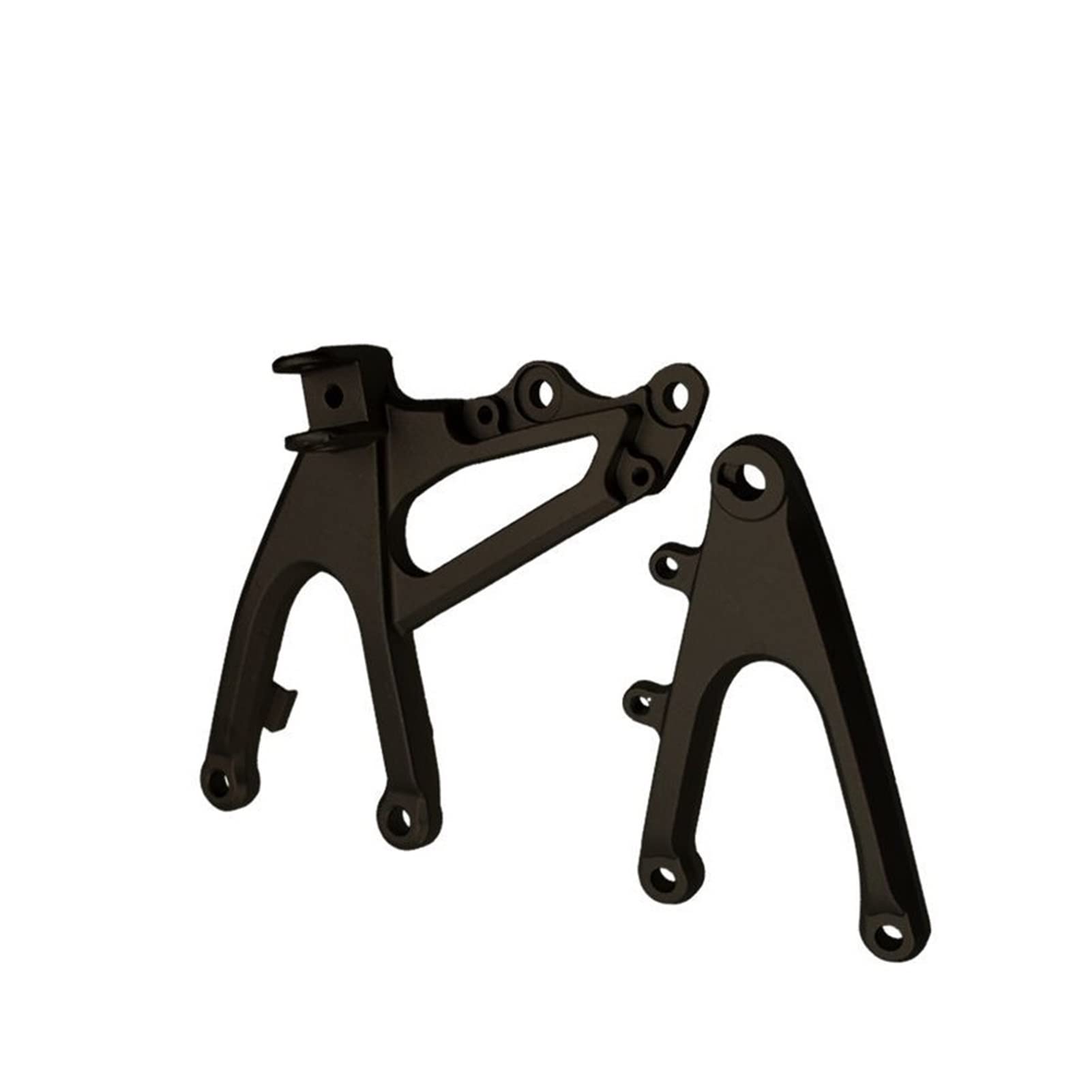 Für Yamaha YZF R1 2007-2008 Motorrad Vordere Fußrasten Fußrasten Fußstütze Pedale Halterung Fußstütze Ersatz-Upgrade-Zubehör (Farbe : Schwarz)