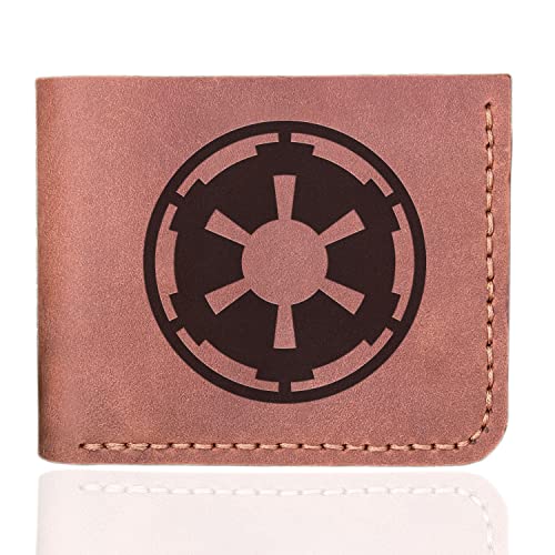 Galactic Empire Wallet StarWars Gift for Him, Personalized Mens Leather Wallet, Gift For Father, Custom Leather Wallet Handmade, Husband Gift, Boyfriend Gift