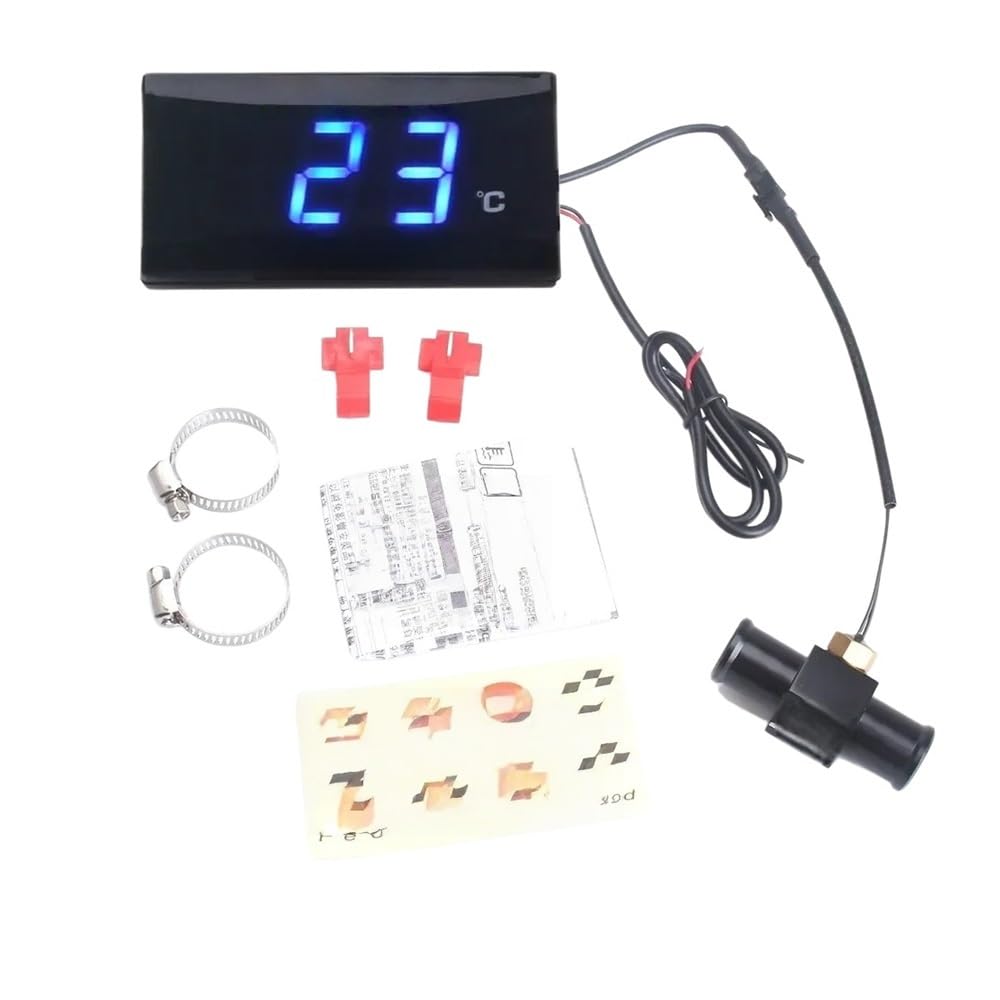 Posizione Marcia Indicatore Termometro Universale Per Moto Strumenti Temperatura Acqua Display Digitale Misuratore Adattatore Sensore