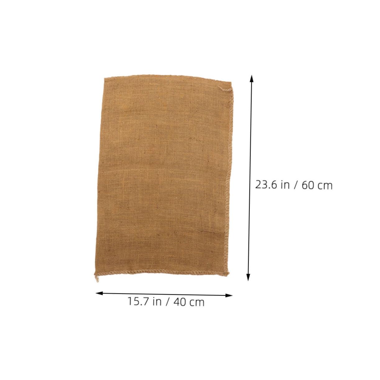 GANAZONO Paquet de Rangement en Lin pour Pommes de Terre, Lot de 6, Marron