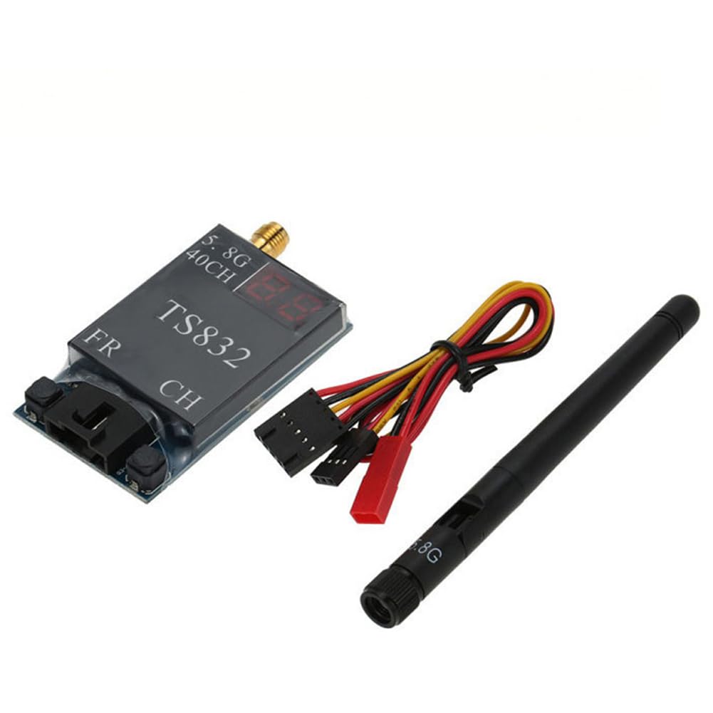Transmisor InaláMbrico TS832 FPV 5.8G 600Mw con Antena Transmisor AV InaláMbrico para FPV Multicopter RC Quadcopter