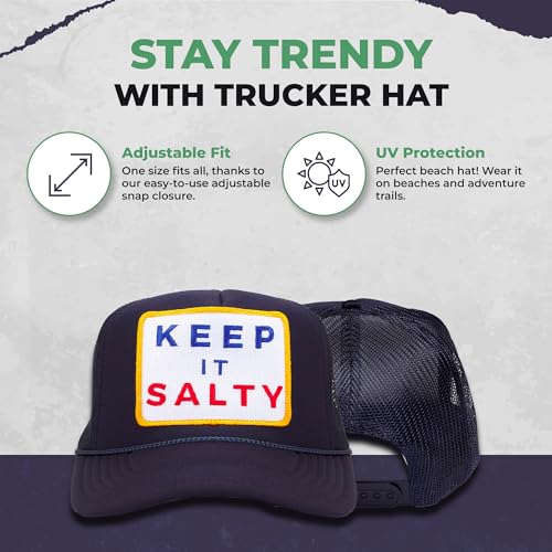 Image of Friday Feelin' Trucker Hat Women Men Baseball Caps Gift Women's USA Trucker Hats Caps Baseball Hats All Occasions - One Size