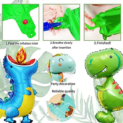8 Pezzi Palloncino Dinosauro, Gigante Palloncini