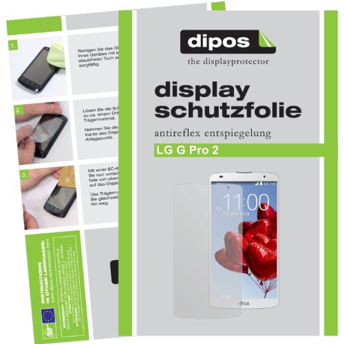 dipos I 2X Protection ecrán Mat Compatible avec LG G Pro 2 Films de Protection d'écran