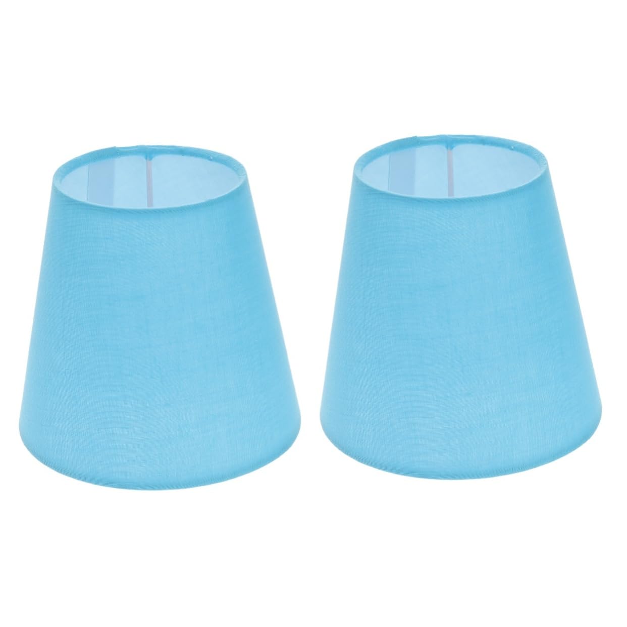 WOONEKY 2pcs Fabric Lamp Cover for Chandelier Lamp Replacement Hanging Shade for Ceiling Light for Home Living
