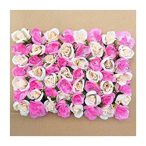 YNGJUENCP 1-Pack Flower Wall Panels 16x 24 Silk Hydrangea Flowers Mats Artificial Flower Panel DIY Wall Backdrop For Wedding, Anniversary, Birthday, Festival, Baby Shower(Color:03)