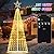 Espird 12FT Outdoor Christmas Tree Prelit - DIY LED Outside Christmas Tree Lights with Star, Music Sync, App & Remote Control, Timer, Smart Christmas Lighting Decoration for Garden & Yard Party