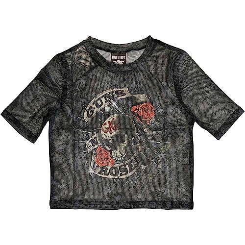 Guns N' Roses Firepower Mesh Crop Top Size XS