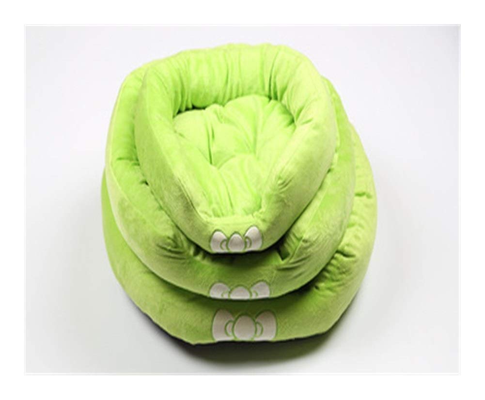 Lit pour chien et chat vert 52cm avec nœud mignon Yuxin Zhochen