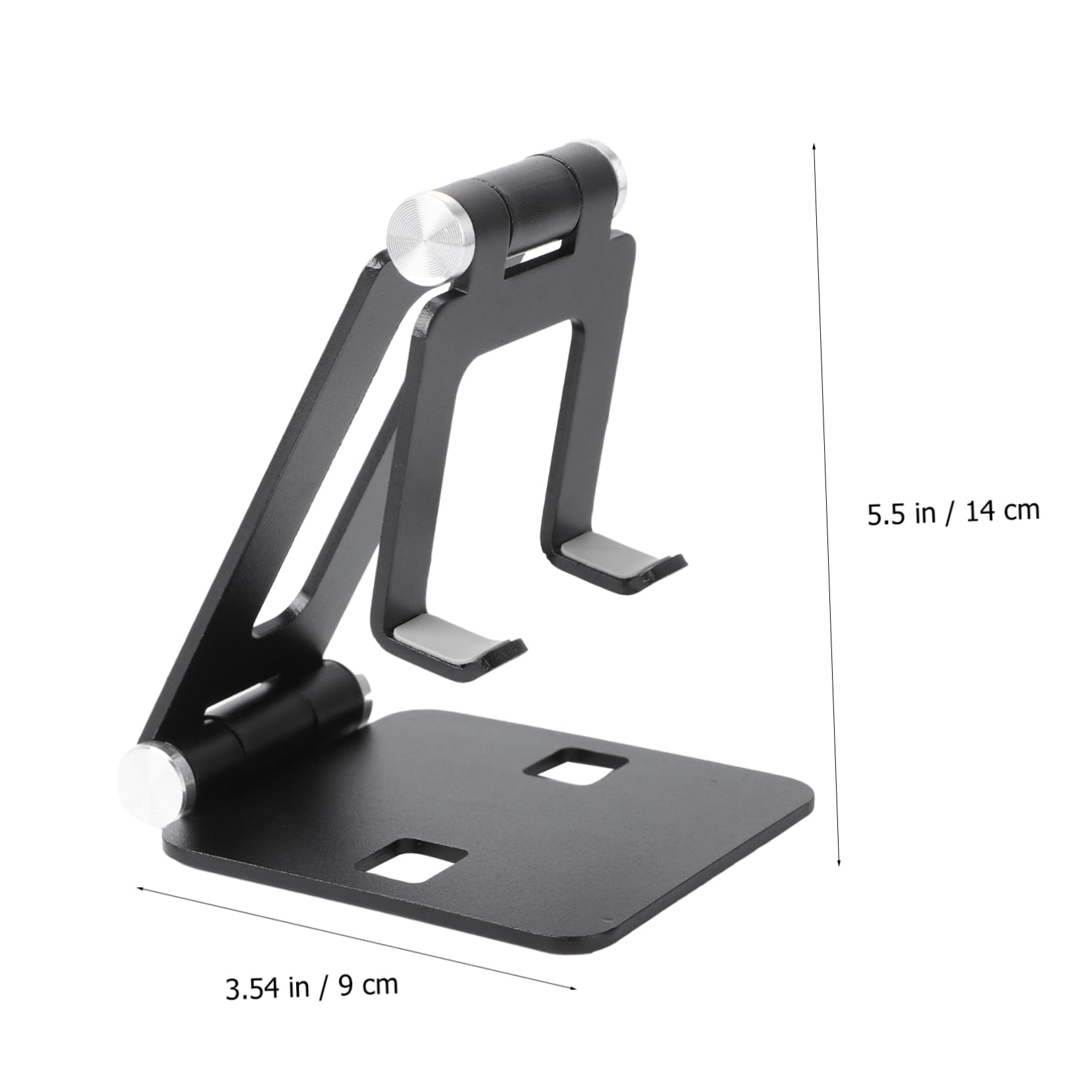 HEMOTON 3pezzi Supporto Regolabile Per Tablet e Smartphone Porta Telefono Da Scrivania Di Compatibile Con Dispositivi Da Leggero e Pratico Per Cucina e Ufficio Nero