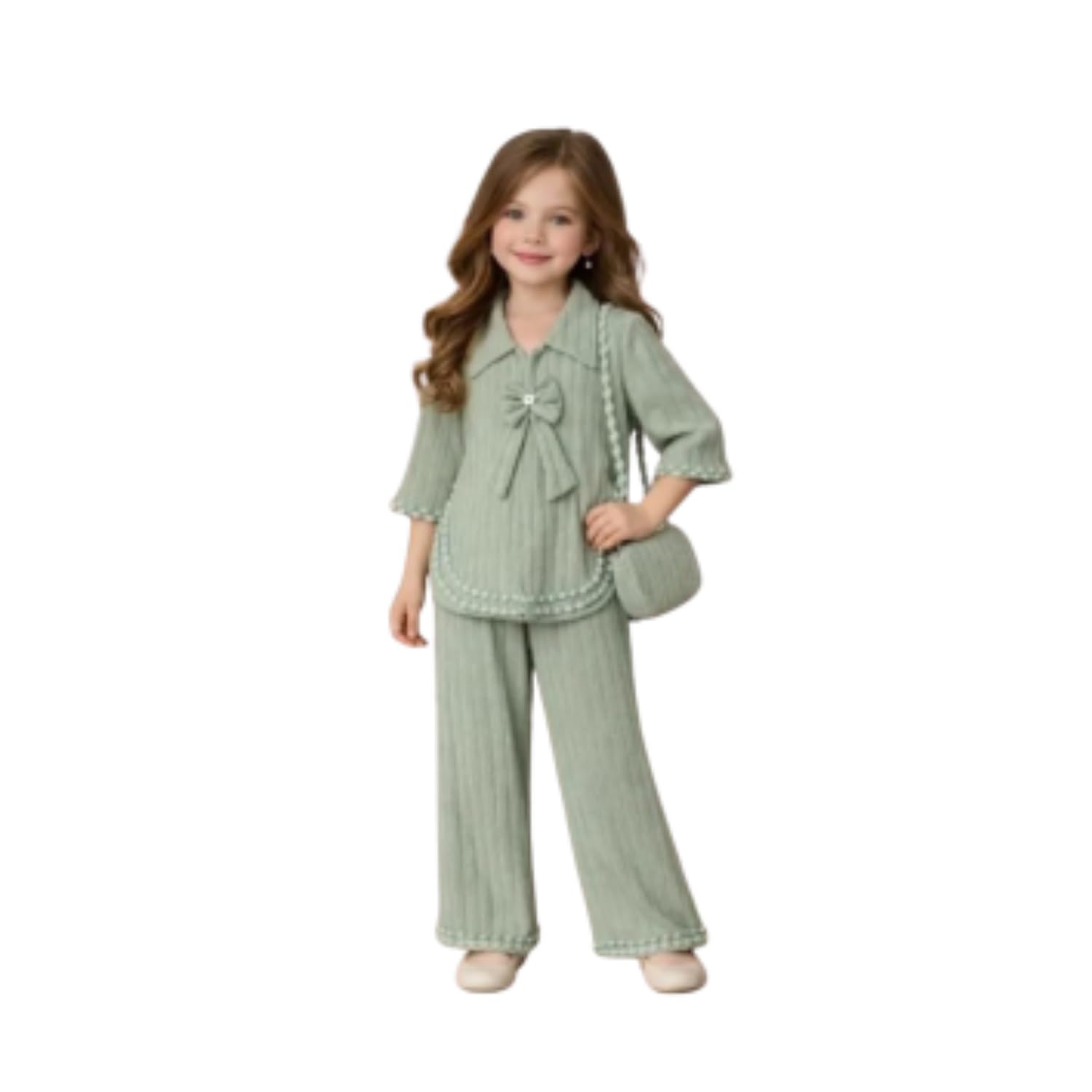 Girls Cotton Co-Ord Set Printed Shirt & Pant 2-Piece Outfit Soft Breathable Casual Kids Wear - Review, Price and Buying Guide