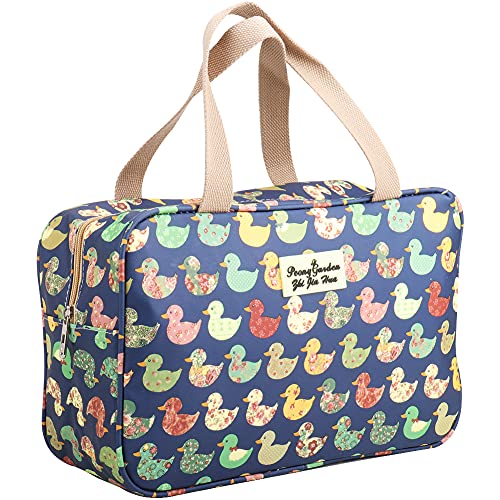 Toiletry Bag Portable Cosmetic Bag Large toiletries Organizer for Women Travel Make Up Bag for Girls Floral Cosmetic Case